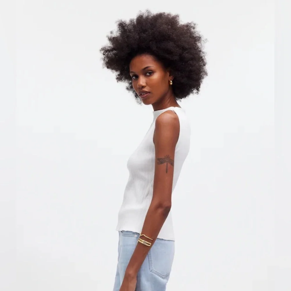 Madewell Ribbed Boatneck Tank - Picture 2 of 7